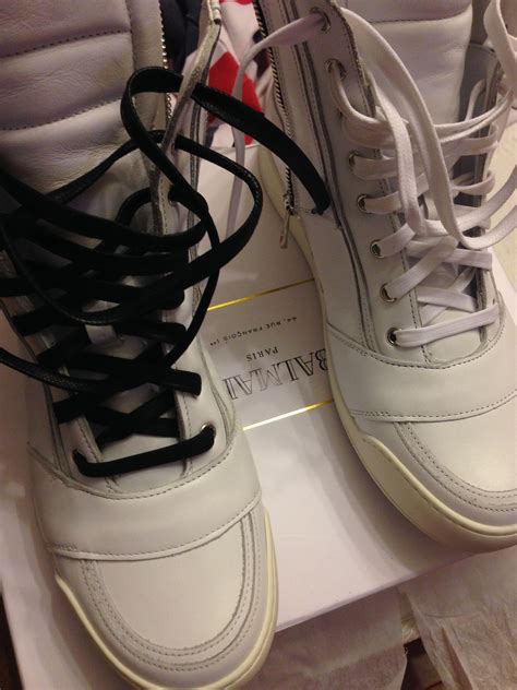 fake balmain shoes|authentic balmain decoder.